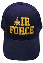 Buy Caps and Hats Air Force Mason Baseball Cap Masonic Freemason Navy Blue Hat - £10.38 GBP