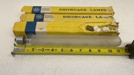 GE 11” Incandescent showcase lamps 2 Frosted 1 Clear. Lot Of 3 - £19.74 GBP