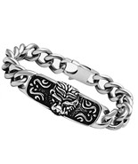 TK436 - High polished (no plating) Stainless Steel Bracelet with No Ston... - £15.72 GBP