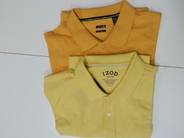 2 Izod Shirts Polo Orange Yellow NWT XXL - £26.79 GBP