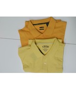 2 Izod Shirts Polo Orange Yellow NWT XXL - £26.94 GBP