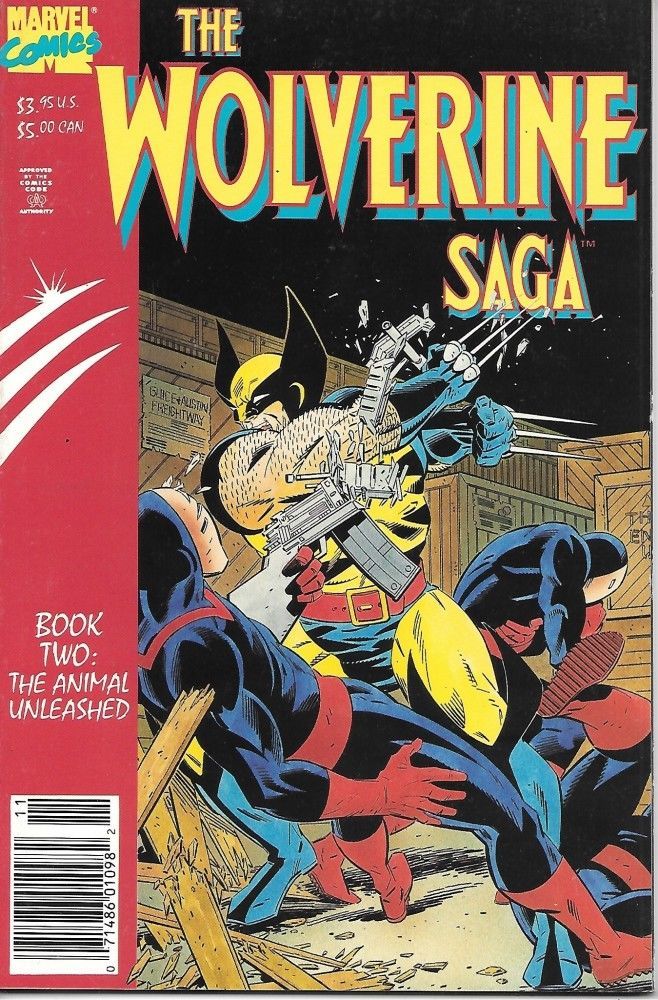 The Wolverine Saga Comic Book Graphic Novel #2 Marvel 1989 VFN/NEAR MINT UNREAD - $4.99