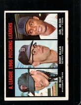 1967 Topps #235 Jim KAAT/DENNY MCLAIN/EARL Wilson Vg+ Al Pitching *X99007 - £2.69 GBP