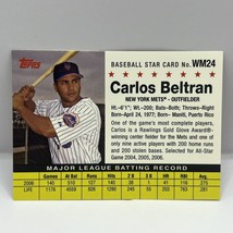 2007 Topps Wal-Mart Inserts Carlos Beltran WM24 New York Mets - $1.97
