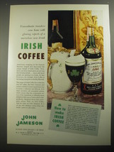 1956 John Jameson Whiskey Ad - Transatlantic travelers come home - £14.59 GBP