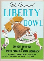 1967 Liberty bowl game program Georgia NC State - £133.50 GBP