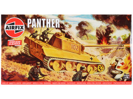 Level 2 Model Kit German Panther Tank 1/76 Plastic Model Kit by Airfix - $26.62