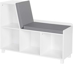White Kids Storage Benches With Cubbies From The Riverridge Book Nook - £86.92 GBP