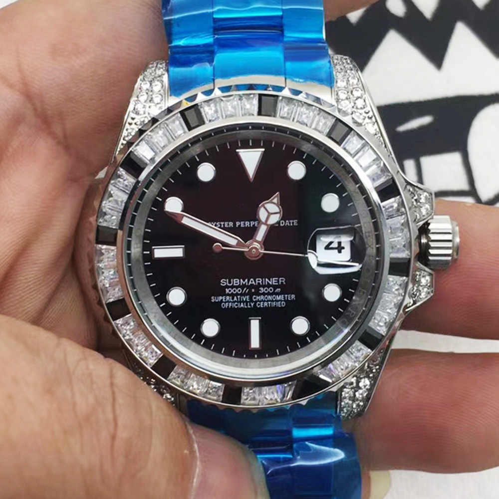 Mechanical Watch Lao Jia Black Ornamental Stone Water Ghost Automatic Mechanical