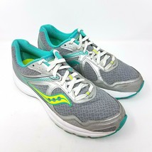 Saucony GRID COHESION 10 Womens Grey/Teal/Citron S15333-1 Running Shoes Size 11M - £19.38 GBP
