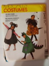 McCall&#39;s 7340 Size 3 4 Child&#39;s Pot Belly Babes Costumes Mouse Dinosaur Lion - £10.17 GBP