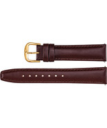 Men&#39;s 20mm Regular Brown Leather Saddle Padded Watch Strap Band - £28.79 GBP