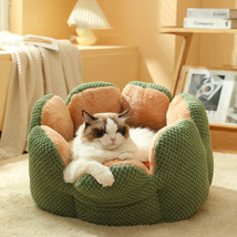 Petal-shaped Cat Bed - Winter Warmth and Comfort for Your Feline Friend - £53.65 GBP+