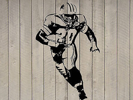 Barry Sanders Detroit Lions Football Vinyl Wall Sticker Decal 20&quot;w x 30&quot;h - £22.53 GBP