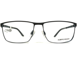 Alberto Romani Eyeglasses Frames AR 8000 GR Blue Gray Square Full Rim 57-15-140 - £51.23 GBP