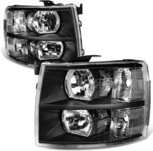 Headlight Assembly for 2007-2014 Chevy Silverado 1500/2500HD/3500 Clear Lens - £36.76 GBP