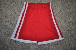Boys Shorts Athletic Basketball Tek Gear Red Active Mesh Pull On-size 14/16 - £9.27 GBP