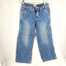 Vtg OshKosh B’gosh Kids Boys Straight Denim Jeans Cotton Blue - Size 8 HUSKY - £9.44 GBP