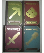 Lot of 4 Minecraft Handbooks - Essential, Redstone, Construction, Combat - £11.71 GBP