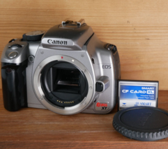 Canon Eos Digital Rebel Xt 8.0MP Digital Dslr Body *Tested* W 512MB Cf Card - £35.49 GBP