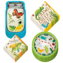 Insect &amp; Bug Party Supplies - Backyard Bug Mix of Paper Dinner Plates, D... - £11.31 GBP+