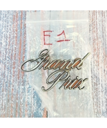 Pontiac 481796 1971-1972 Grand Prix Front Header Panel Script Emblem w H... - €26,45 EUR