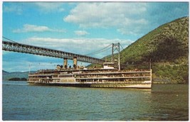Postcard MV Alexsnder Hamilton Crossing Hudson Bear Mountain To New York... - £3.10 GBP
