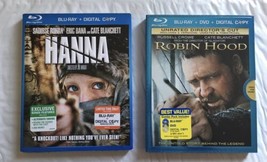 Blu Rays ROBIN HOOD 2 Disc Set Director&#39;s Cut HANNA Exclusive New w/ Sli... - £14.52 GBP