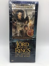 Lord of the Rings Return of the King Full Screen Cardboard Longbox Rare DVD 2004 - £13.99 GBP