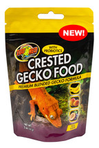 Zoo Med Crested Gecko Food with Probiotics Premium Blended Gecko Formula Plum Fl - £12.23 GBP