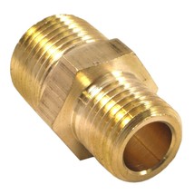 Forney 75533 Brass Fitting, Reducer Adapter, 3/8-Inch Male NPT to 1/4-In... - £10.51 GBP