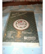 Wang&#39;s International Cross Stitch Bead A Little Christmas Santa Claus Fa... - $11.49