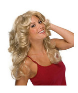 RUBIE&#39;S BLONDE DEJA VU WIG ADULT HALLOWEEN COSTUME ACCESSORY 51963 - $16.71