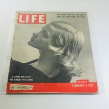 VTG Life Magazine: Feb 4 1952 - Barbara Ann Scott/Military Aircraft/Coke Ads - £10.24 GBP