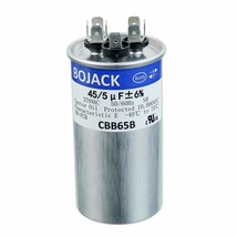 BOJACK 45+5uF 45/5MFD ±6% 370V CBB65 Dual Run Circular Start Capacitor f... - £35.76 GBP