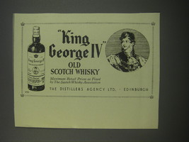 1954 King George IV Old Scotch Whisky Advertisement - $18.49