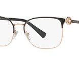 BVLGARI Eyeglasses BV2234B 2033 Pink Gold &amp; Black Frame W/ Clear Demo Le... - $247.49