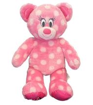 Build A Bear Minnie Mouse Pink Polka Dot Plush 17.5" Disney BAB Downtown... - $19.79