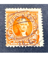 U.S. 1902-03 Postage Stamp #310 Definitives 50cent Orange Used NH Chicag... - $17.00