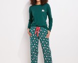 Vineyard Vines Printed Skis and Trees Lounge Pants Cotton Green (Size XS... - £38.45 GBP