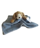 NWT Carters Plush Stuffed Animal Puppy Dog Pup Soft Security Blue Blanke... - £16.73 GBP