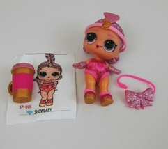 LOL Surprise Doll Sparkle Glitter Series Showbaby With Accessories and Paper - £13.72 GBP