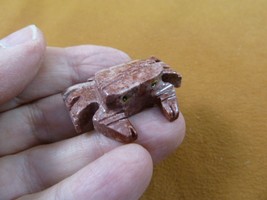 (Y-CRA-6) little red tan Crab SOAPSTONE stone figurine Pachygrapsus love... - £6.72 GBP