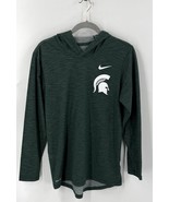Nike Dri Fit Hooded Tee Mens Size Small Michigan State Spartans MSU Pull... - $27.72