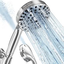 Shower Head,10 Functions High Pressure shower head with handheld, Built-in Pause - £29.87 GBP