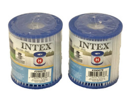 Intex 29007E Type H Set Of 2 Filter Cartridge Replacements for Swimming Pools - £9.48 GBP