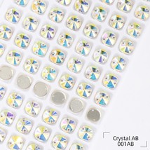 Flatback Round Gl Rhinestones For Dress Decoration Clear Crystal Stones Sew on R - £43.61 GBP