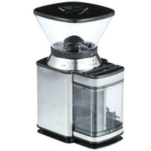 8 oz. Stainless Steel Burr Coffee Grinder with Adjustable Settings - £43.25 GBP