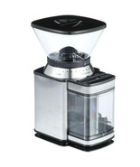 8 oz. Stainless Steel Burr Coffee Grinder with Adjustable Settings - £43.26 GBP