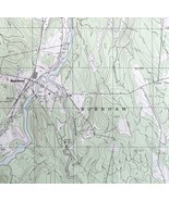 Map Burnham Maine USGS 1982 Topographic Vintage Geological 1:24000 27x22... - €38,51 EUR